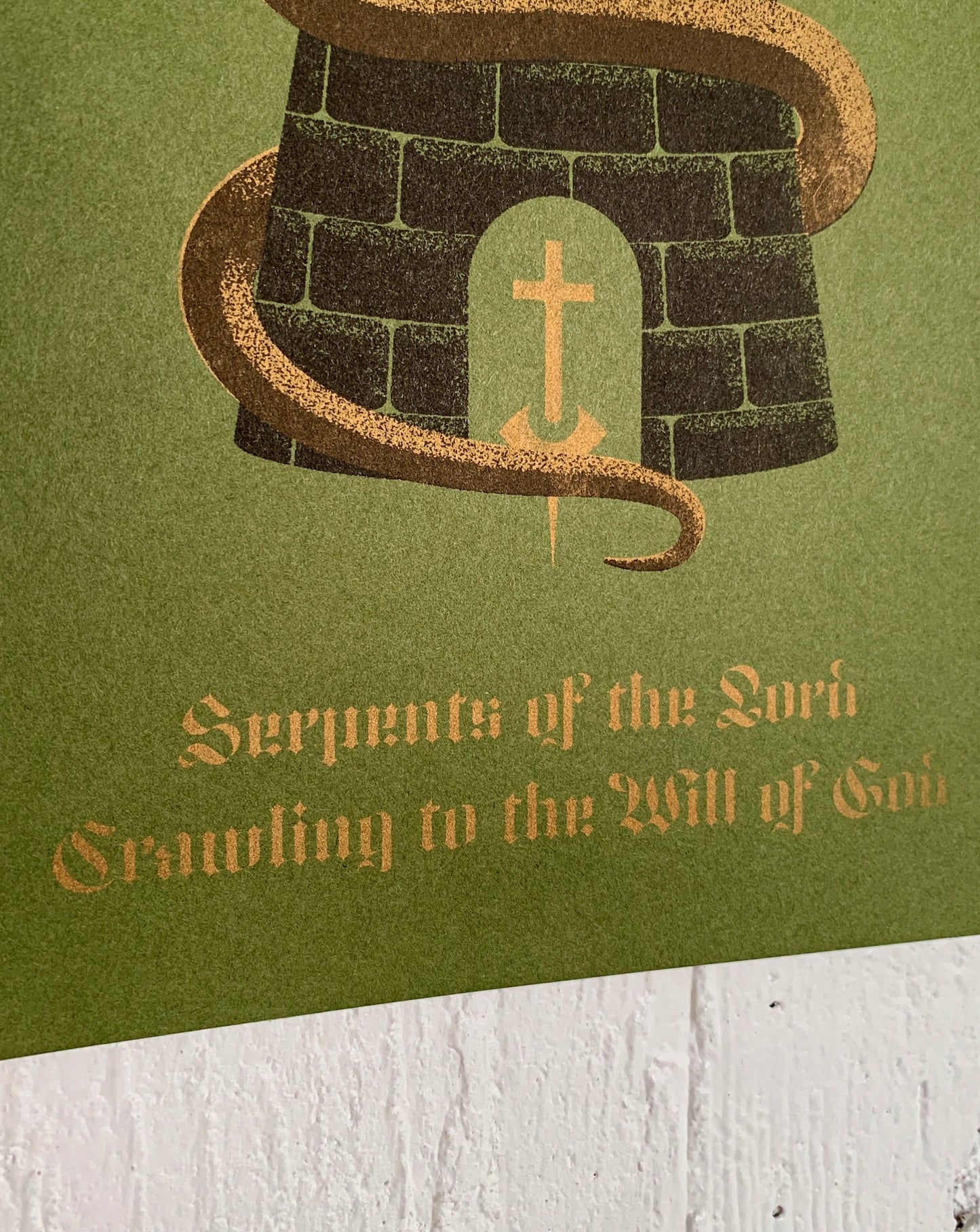 Serpents of the Lord Risograph Print