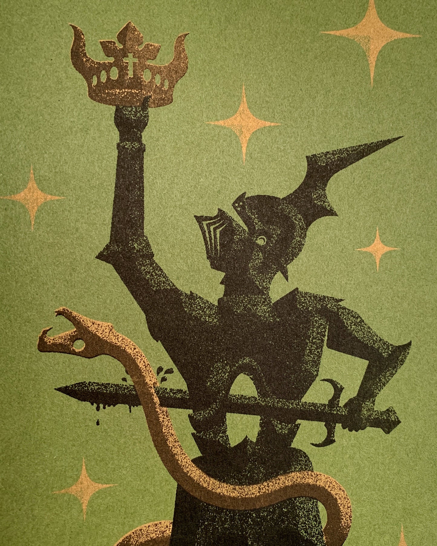 Serpents of the Lord Risograph Print