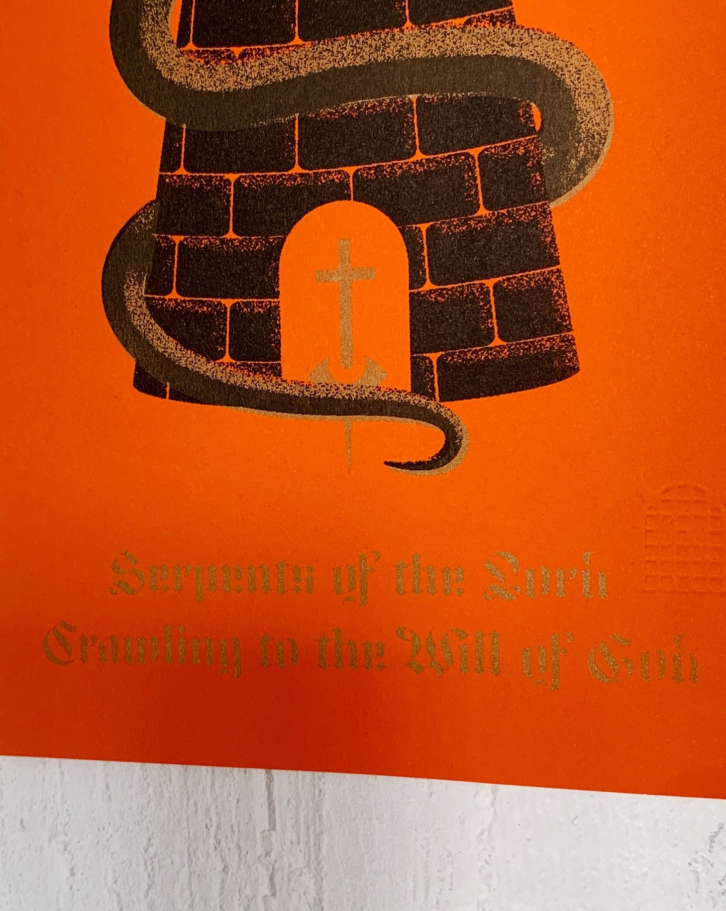 Serpents of the Lord Risograph Print