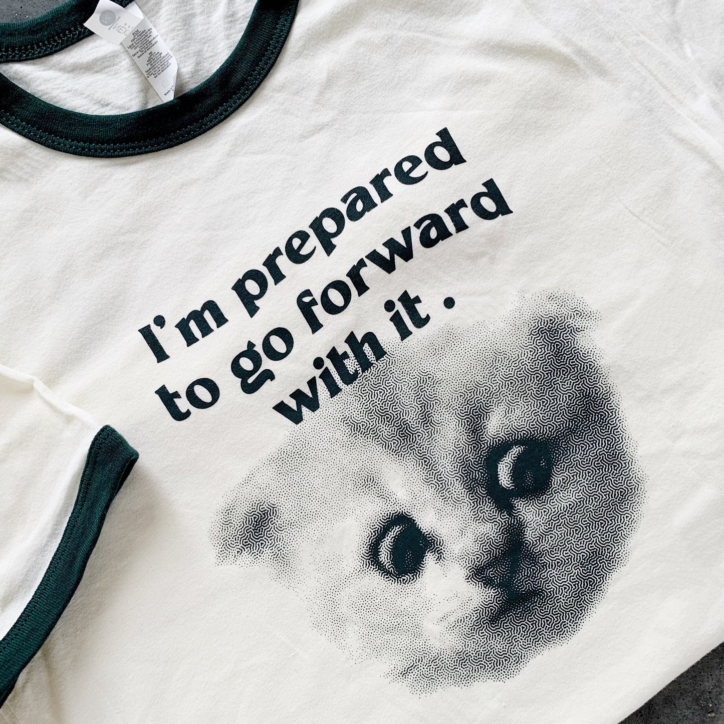 Zoom Cat "I'm Prepared to Go Forward" Shirt