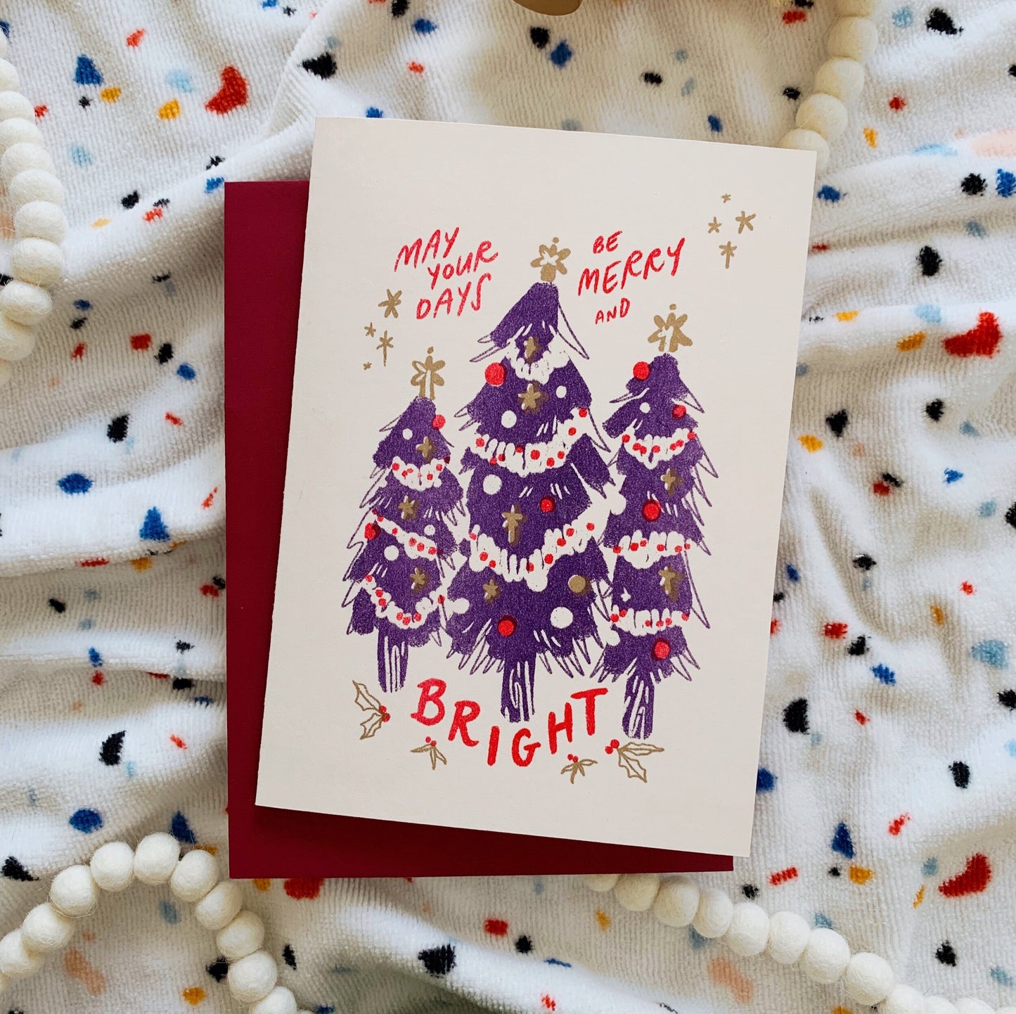 Jolly Holiday Riso Cards