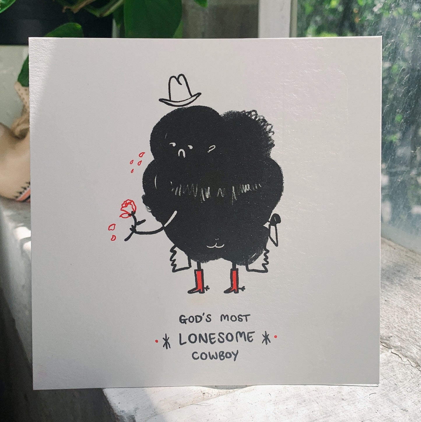God’s Most Lonesome Cowboy Print