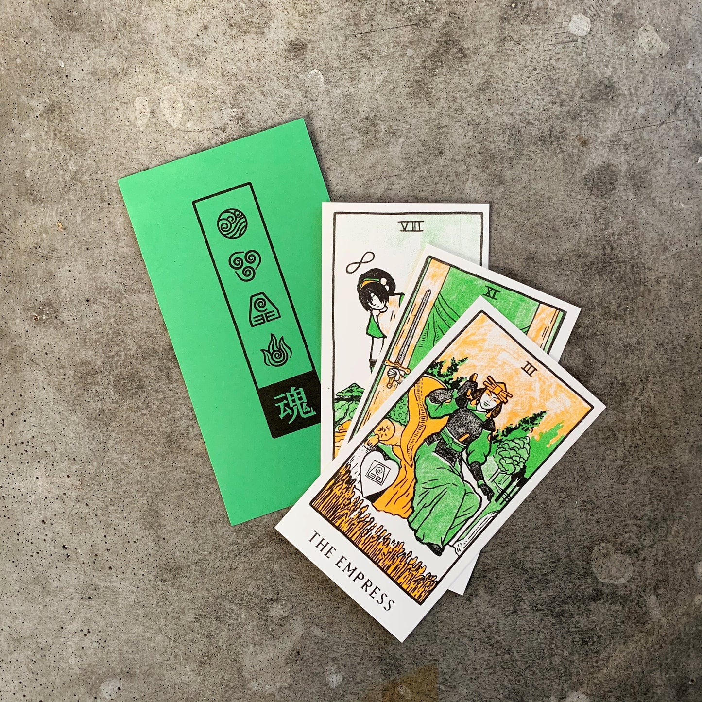 Avatar the Last Airbender Four-Pack Tarot Set