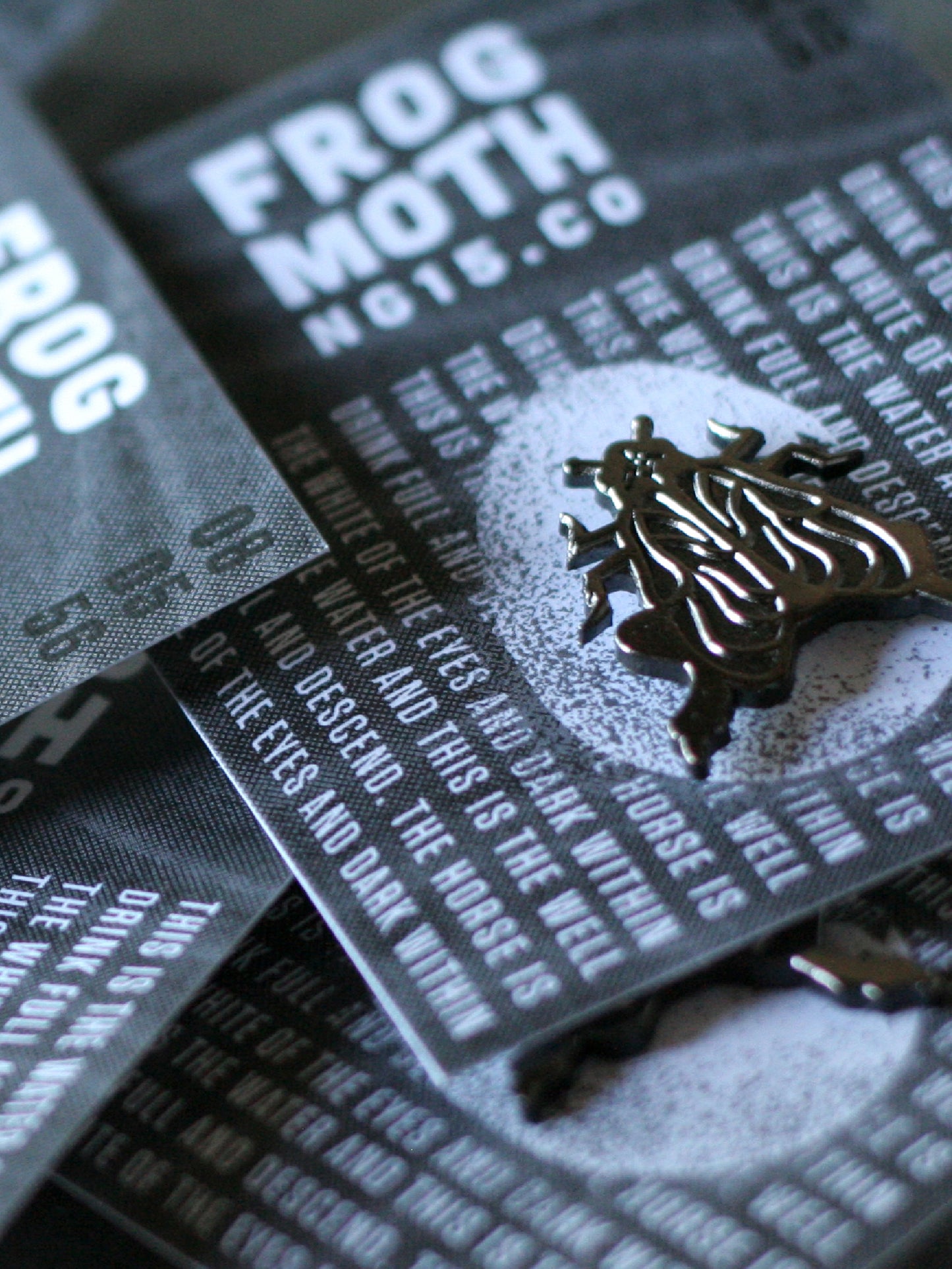 Twin Peaks Frog Moth Pin