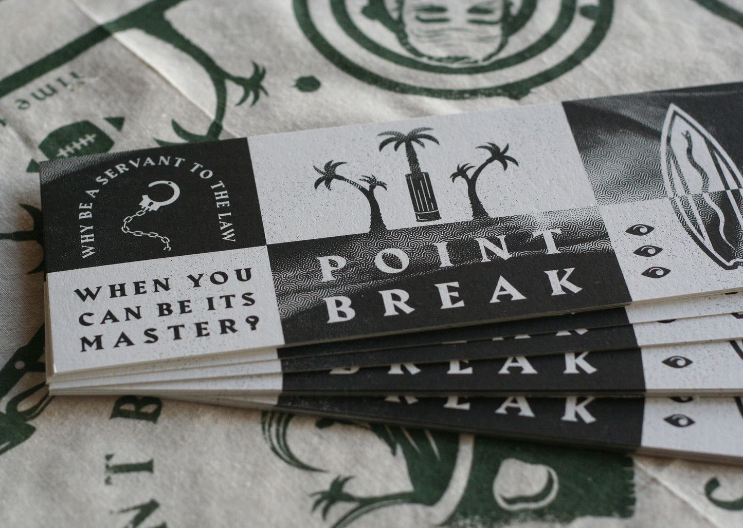 POINT BREAK | Screen Printed Bandana