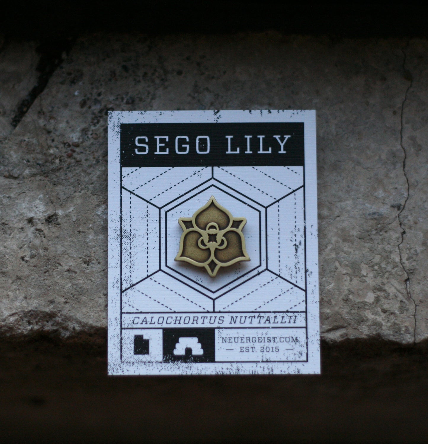 SEGO LILY Bronze Enamel Pin