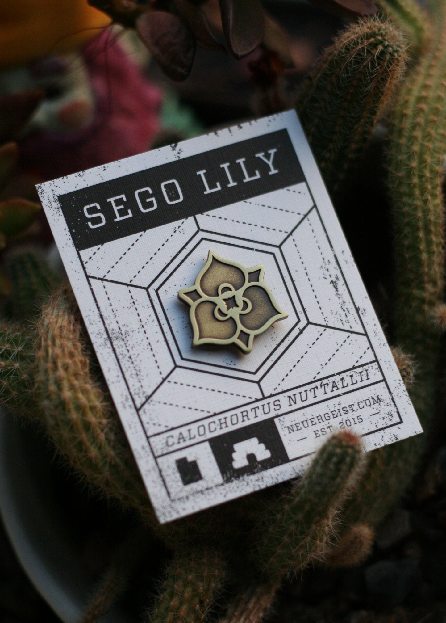 SEGO LILY Bronze Enamel Pin