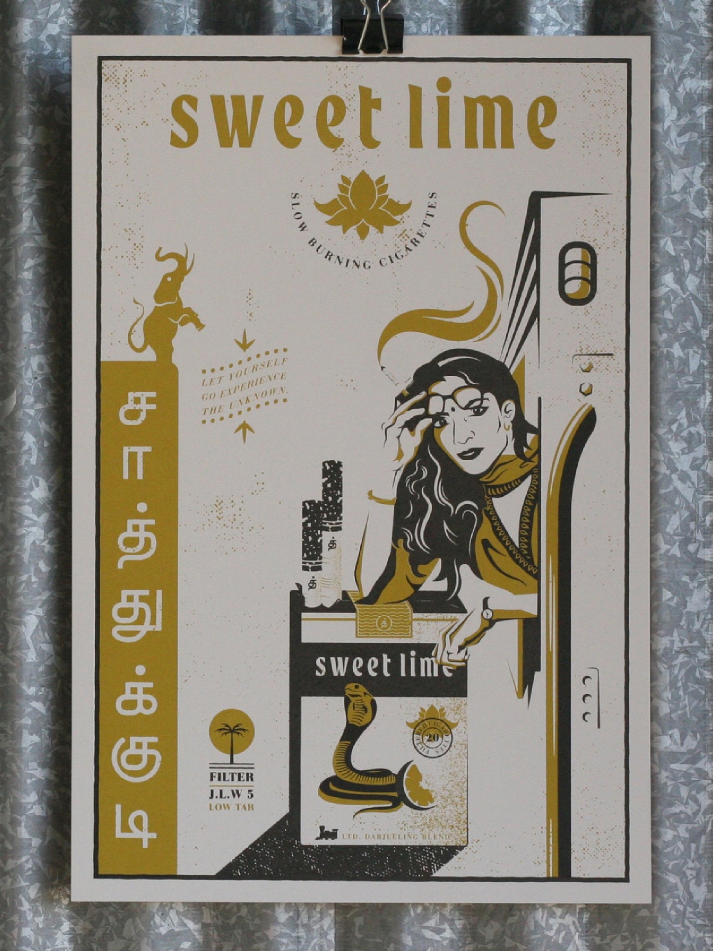 SWEET LIME "The Darjeeling Limited" Print