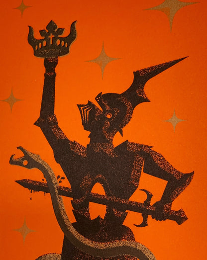 Serpents of the Lord Risograph Print