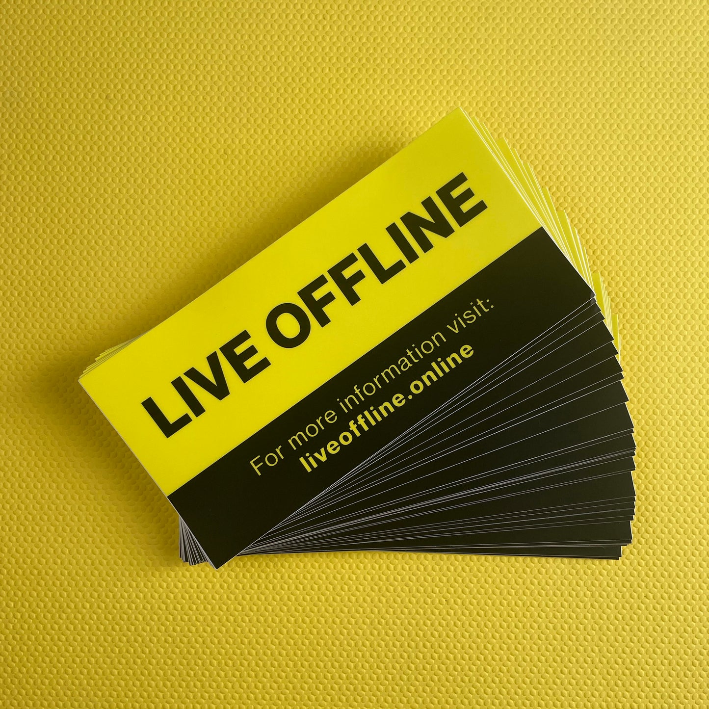 Live Offline Bumper Sticker
