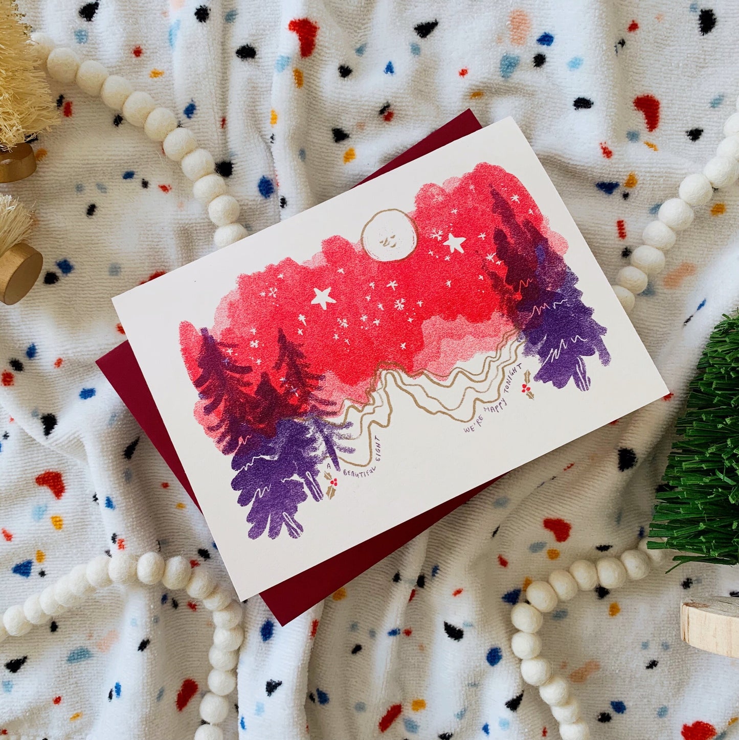 Jolly Holiday Riso Cards