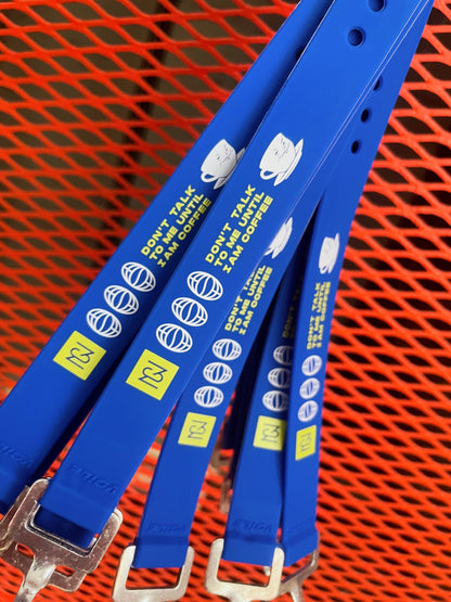 Don't Talk to Me Until I Am Coffee Voilé Straps (Set of 2)