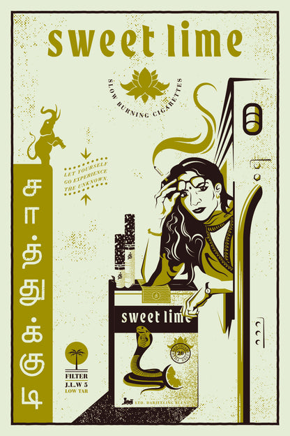 SWEET LIME "The Darjeeling Limited" Print