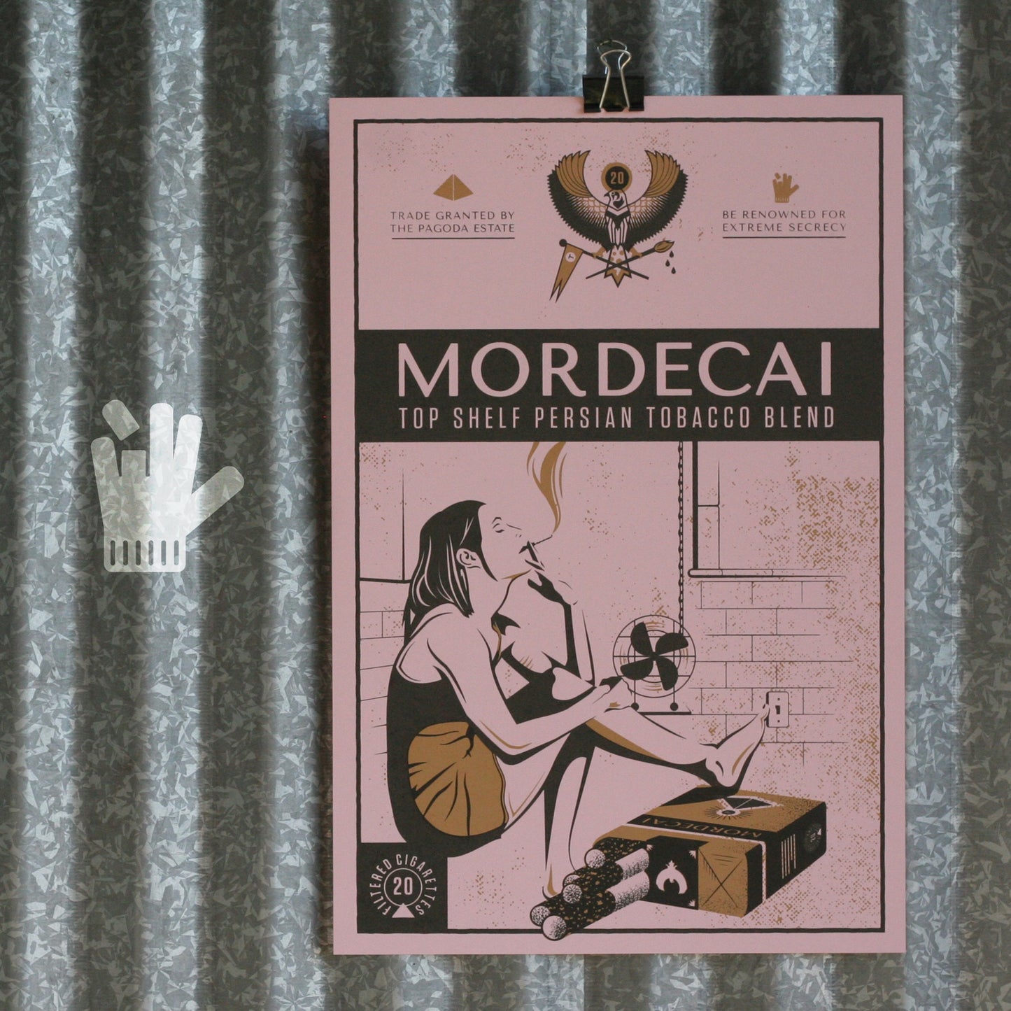 MORDECAI "Royal Tenenbaums" Print