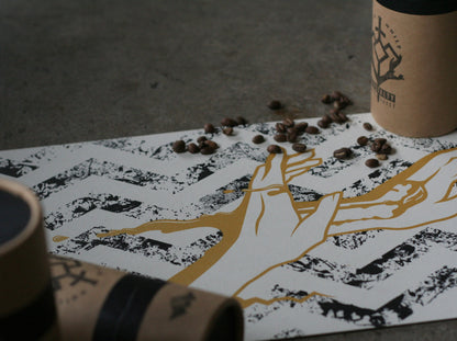 "Meanwhile Print" + Coffee