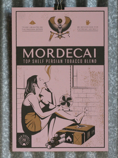 MORDECAI "Royal Tenenbaums" Print