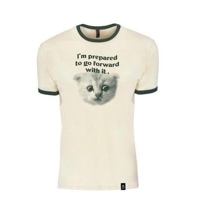 Zoom Cat "I'm Prepared to Go Forward" Shirt